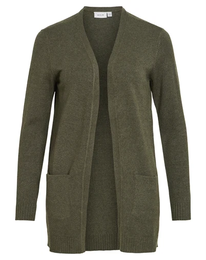 Vila - VIRil Open Strik Cardigan - Forest Night